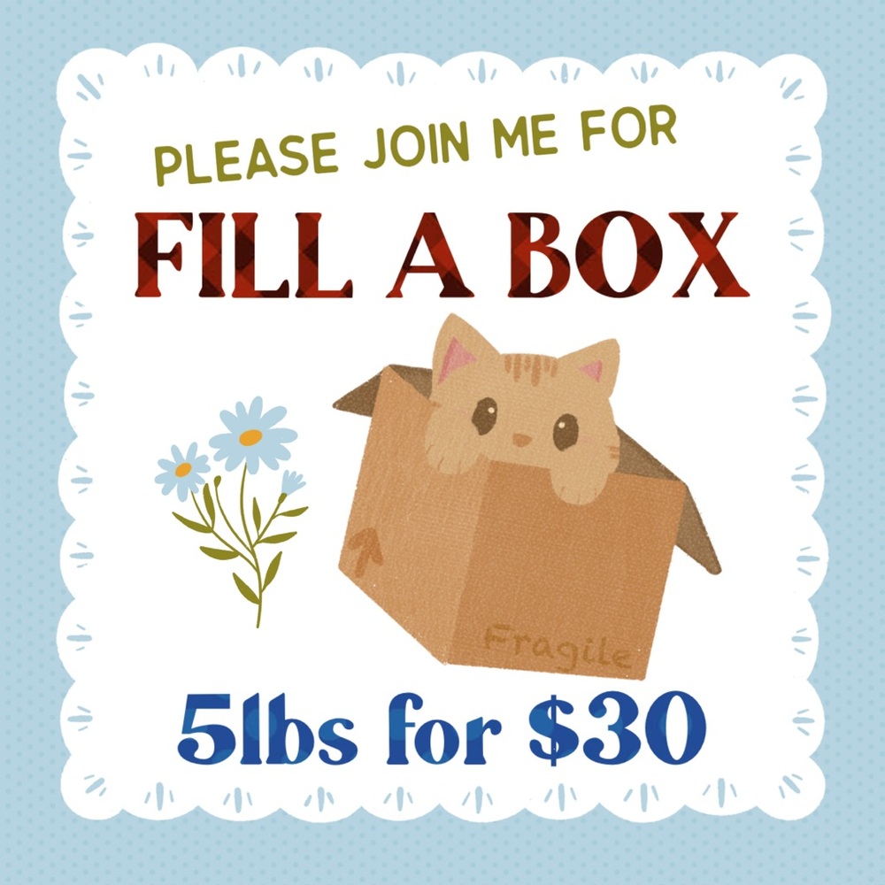 NO RUNS FILL A BOX 📦 for 5lbs for $30